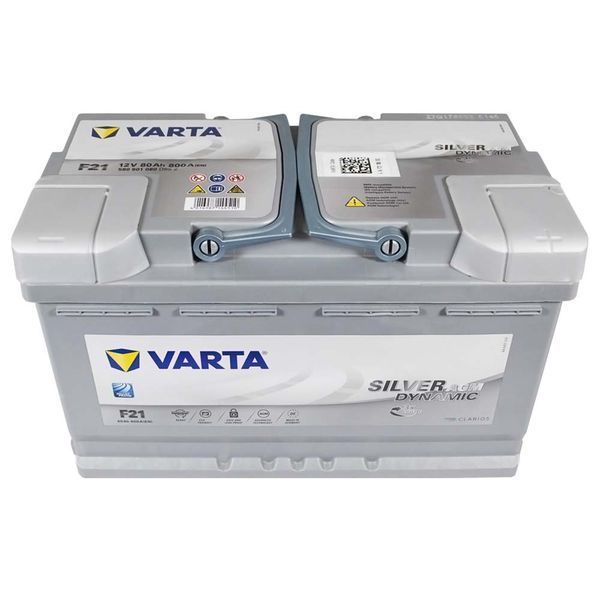 Автомобильный аккумулятор VARTA Silver Dynamic AGM 80Ah 800А R+ (правый +) F21 564958891430 фото