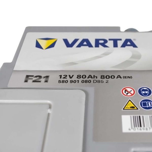 Автомобильный аккумулятор VARTA Silver Dynamic AGM 80Ah 800А R+ (правый +) F21 564958891430 фото