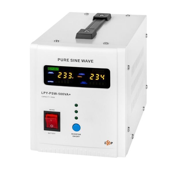 ДБЖ з правильною синусоїдою 12V LPY-PSW-500VA+ (350Вт) 5A/10A 1022480 фото