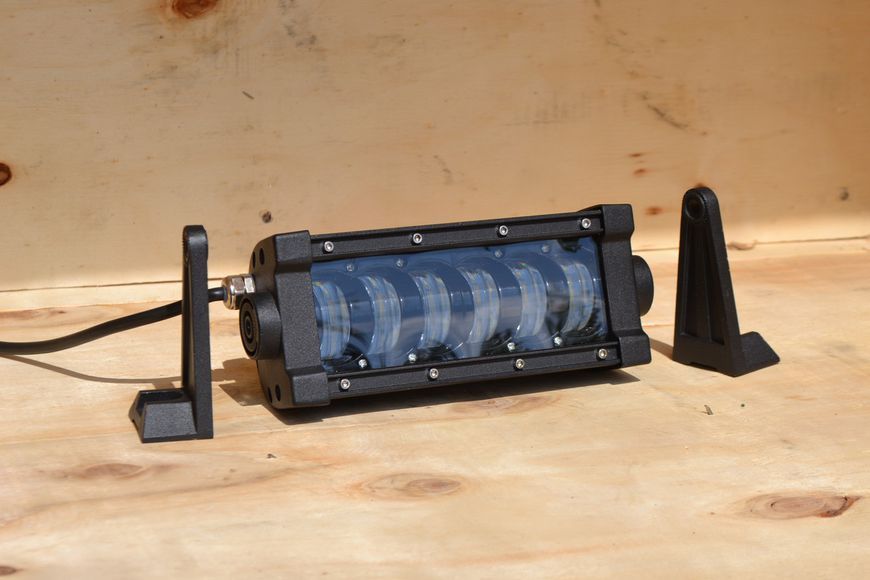 Светодиодная балка LED 60вт 6діод (21см) Четкая светотеневая кордон Ближний свет(Белый и желтый) (101К48d) 101К48d фото