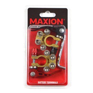 Клеми акумуляторні MAXION MXAC-TCS401 пара, швидкозатискні, латунь 10011021 фото
