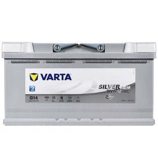 Автомобильный аккумулятор VARTA Silver Dynamic AGM 95Ah 850А R+ (правый +) G14 564958891427 фото
