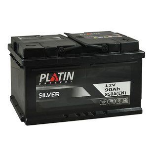 Автомобільний акумулятор PLATIN Silver 90Ah 850A R+ (правий +) MF h-175 564958891298 фото