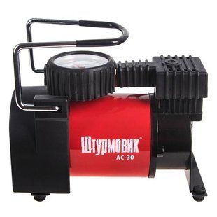 Компресор "Штурмовик" АС-30 100psi/12Amp/37л/прикурювач 64391 фото