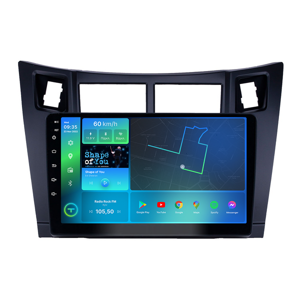 Штатна магнітола Torssen Toyota Yaris Vios 05-11 black F96128 4G Carplay DSP 202302682 фото