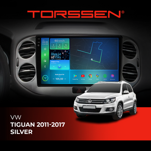 Штатна магнітола Torssen 2K DTS VW Tiguan 11-17 silver F10432 4G Carplay DSP 202309036 фото