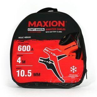 Старт-кабель MAXION MB 600 (600А, 4м, діам.10,5мм) 10011030 фото