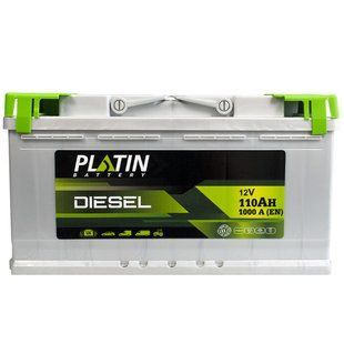Автомобільний акумулятор PLATIN Silver Diesel MF 110Ah 1000A R+ (L5) 564958893479 фото