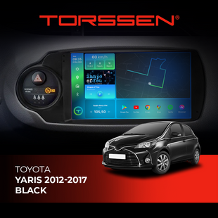 Штатна магнітола Torssen 2K Toyota Yaris 2012-2017 black F9464 4G Carplay DSP 202309007 фото
