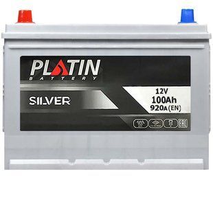 Автомобільний акумулятор PLATIN Silver Asia SMF 100Ah 920A L+ (N70) н.к. 56495889132 фото