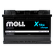 Автомобильный аккумулятор MOLL X-Tra Charge (L3B) 72Ah 720A R+ (правий +) 5661258830182 фото 1