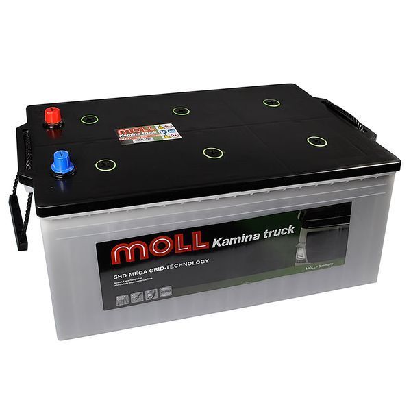 Автомобильный аккумулятор MOLL Truck SHD (DIN C) 225Ah 1150A L+ (левый +) 566125883047 фото