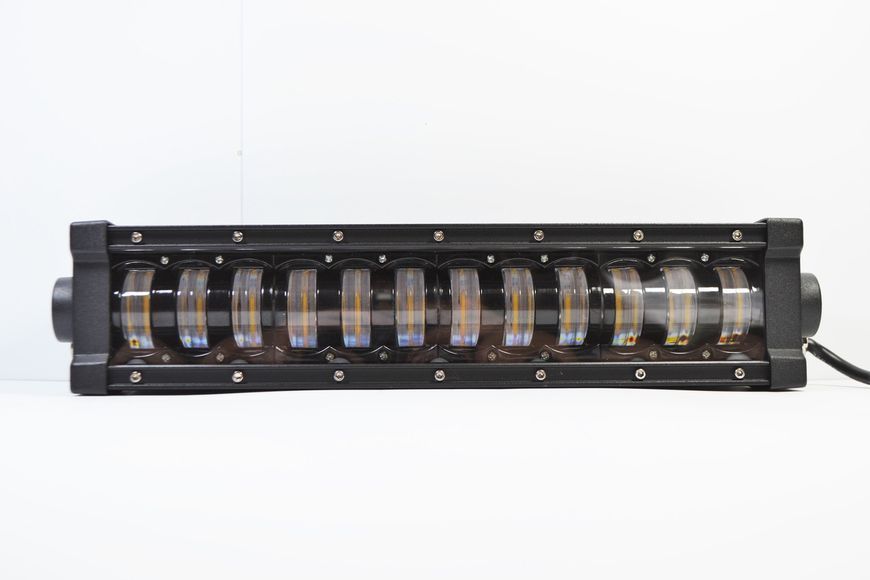 Светодиодная балка LED 120вт 12диод Четкая светотеневая кордон Ближній+ Дальний свет (Cree) (101К96) 101К96 фото
