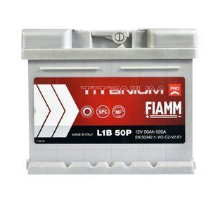 Автомобільний акумулятор FIAMM Titanium Pro 50Аh 520А R+ (правий +) 564958885817 фото