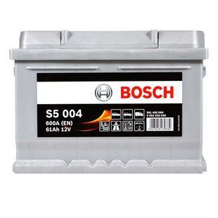 Автомобільний акумулятор BOSCH 61Ah 600A R+ (правий +) S50 040 566615479245 фото