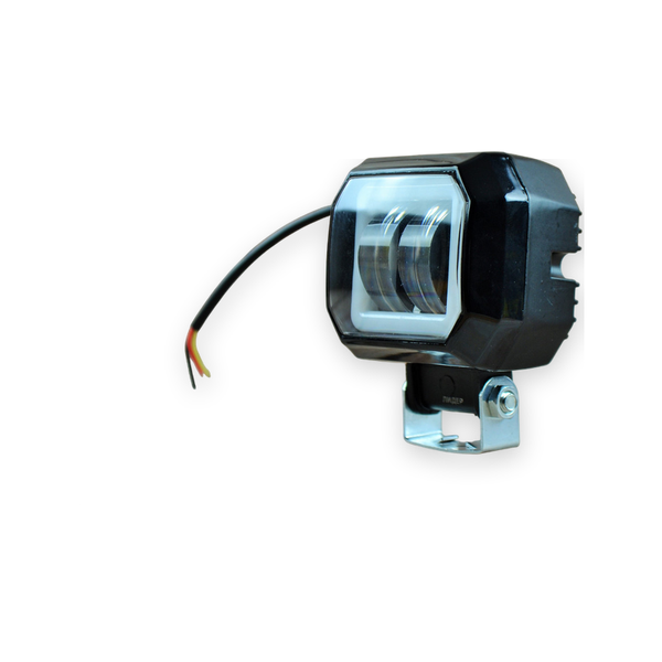 LED-фара 20Вт (20SB) квадратна з ДХО Синього кольору Чіткої світлової&nbsp;тіневий&nbsp;кордоном (4056) 1015698 фото