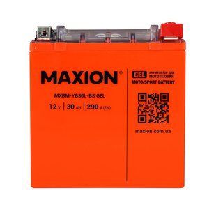 Мото акумулятор MAXION (HUAWEI) 24MXBM-YB30L-BS GEL (12V, 30Ah, 290A, -/+) 10011047 фото