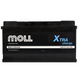 Автомобільний акумулятор MOLL X-Tra Charge (L6) 110Ah 960A R+ (Правий +) 566125883046 фото 1