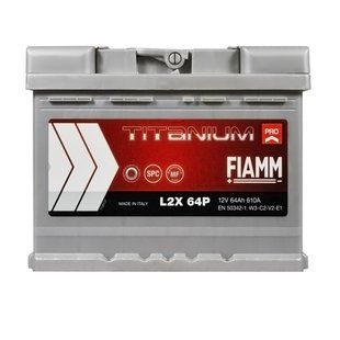 Автомобильный аккумулятор FIAMM Titanium Pro 64Аh 610А L+ (левый +) 564958885845 фото