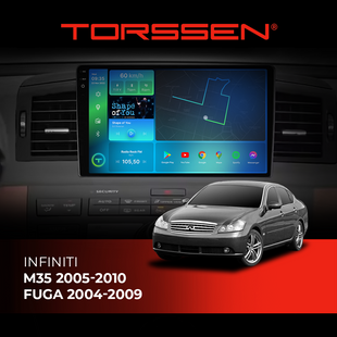 Штатна магнітола Torssen 2K DTS Infiniti M35 2005-2010/Nissan Fuga 2004-2009 F9432 4G Carplay DSP 202309083 фото