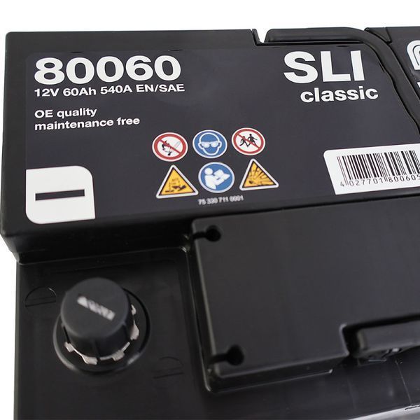 Автомобільний акумулятор MOLL SLI classic 60Ah 540A R+ (L2) 1080060 фото