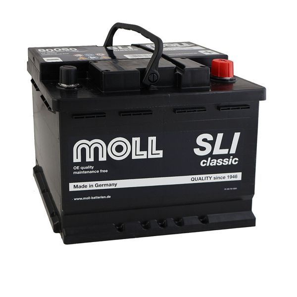 Автомобільний акумулятор MOLL SLI classic 60Ah 540A R+ (L2) 1080060 фото