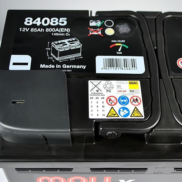 Автомобільний акумулятор MOLL X-Tra Charge 85Ah 800A R+ (L4) 566125883322 фото