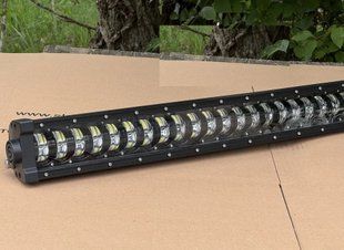 Светодиодная балка LED 384вт 45диод (125см) Четкая светотеневая кордон Ближній+ Дальний свет (Cree) (101К384) 101К384 фото