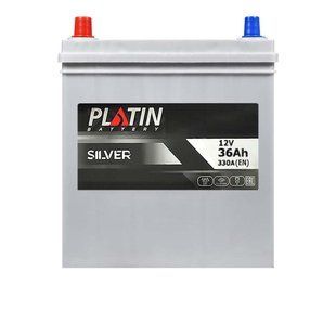 Автомобильный аккумулятор PLATIN Silver Asia 36Ah 330A L+ (левый) SMF NS40 т.к. 566125882955 фото