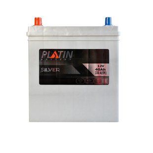 Автомобільний акумулятор PLATIN Silver Asia 40Ah 330A L+ (лівий +) SMF (NS40) 564958891323 фото
