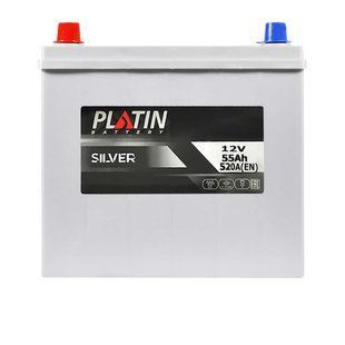 Автомобільний акумулятор PLATIN Silver Asia 55Ah 520A L+ (лівий +) SMF 564958891289 фото